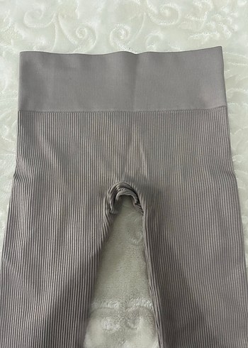 Gri Kadın Spor Tayt - Görsel 4