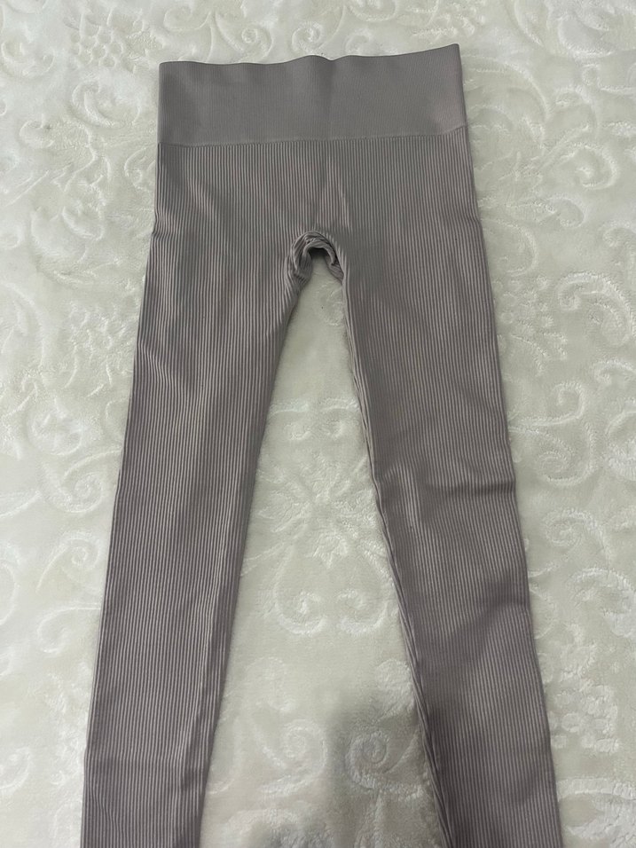 Gri Kadın Spor Tayt - Görsel 3