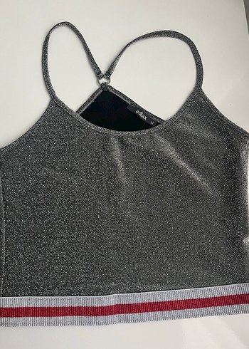 Siyah Mini Streetwear Bralet - Görsel 2