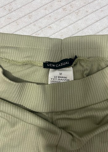 Bej Fitilli Mini Bermuda Şort - Görsel 3