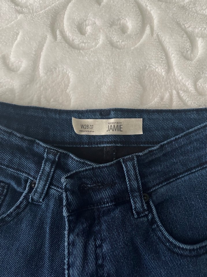 Kadın Mavi Normal Boy Denim Jean - Görsel 3