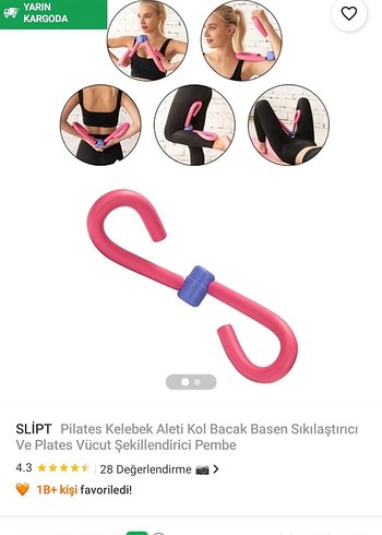 Pilates Kelebek Aleti Pembe