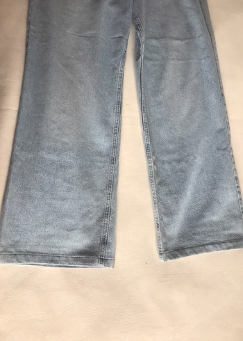 Mavi Midi Boy Rahat Kesim Kadın Kot Pantolon yeni kullanılmamış - Görsel 3