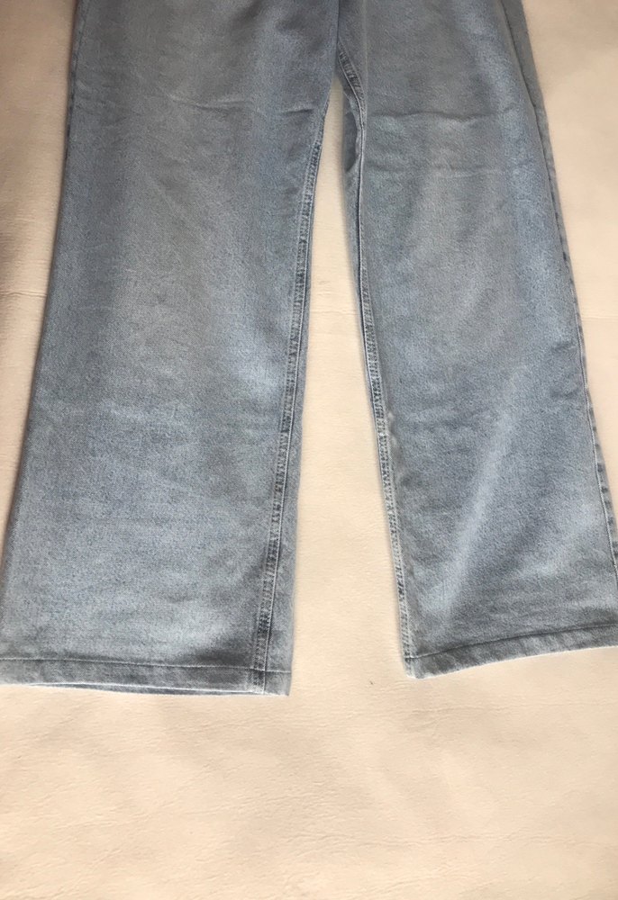 Mavi Midi Boy Rahat Kesim Kadın Kot Pantolon yeni kullanılmamış - Görsel 3