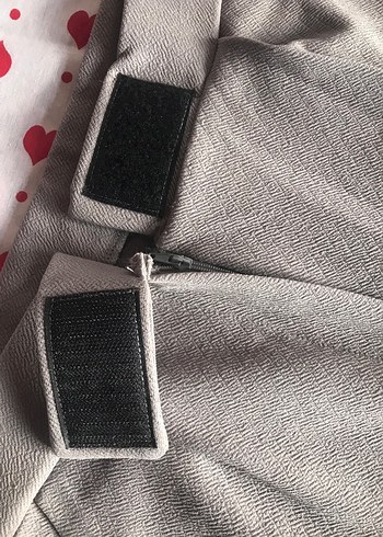 Gri Düğmeli Kadın Kumaş Pantolon - Görsel 4