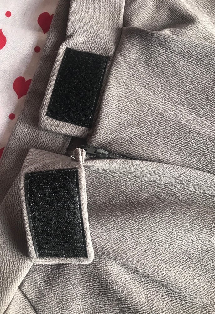 Gri Düğmeli Kadın Kumaş Pantolon - Görsel 4