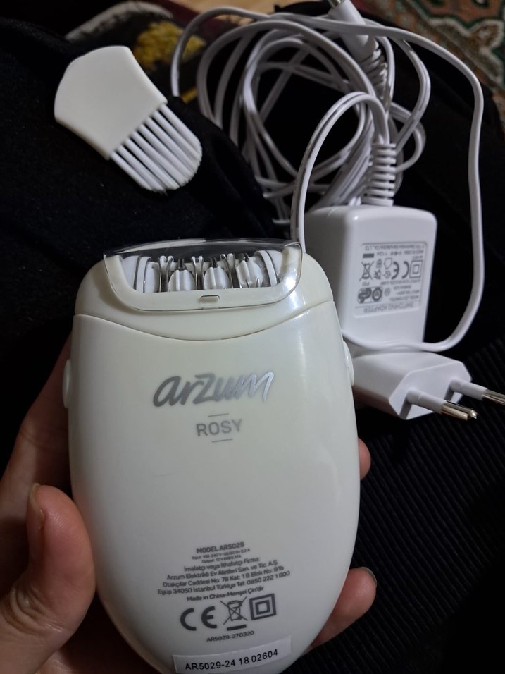 Beyaz Kablosuz Epilatör - Görsel 3