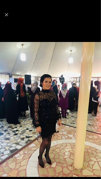 40 Beden Siyah abiye elbise