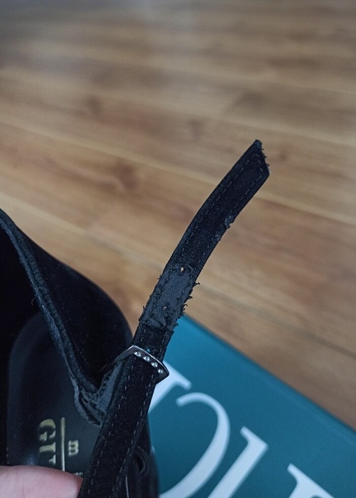 Süet Topuklu Ayakkabı  - Görsel 4