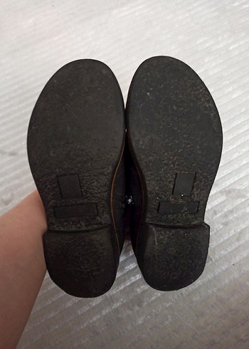 LC Waikiki Kız Çocuk Süet Siyah Bot - Görsel 5