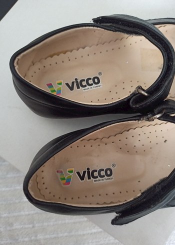 Vicco Kız Çocuk Siyah Babet Ayakkabı - Görsel 3