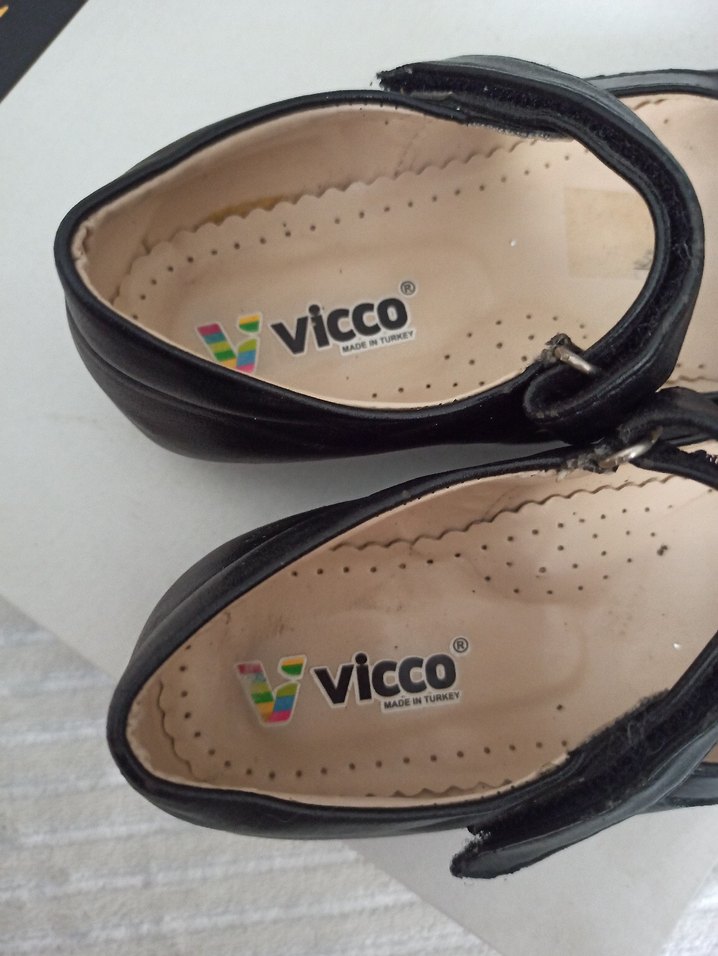 Vicco Kız Çocuk Siyah Babet Ayakkabı - Görsel 3