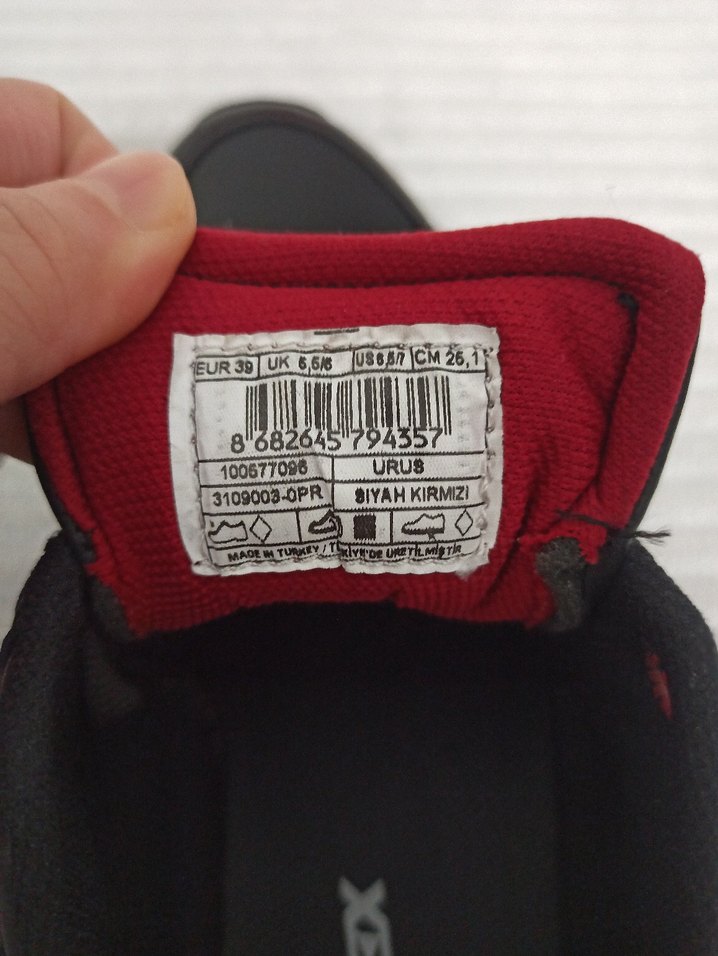 Torex Siyah Erkek Spor Ayakkabı - Görsel 4