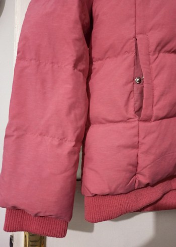 Mavi Kız Çocuk Mont - Görsel 2