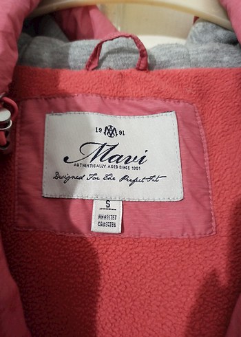 Mavi Kız Çocuk Mont - Görsel 6