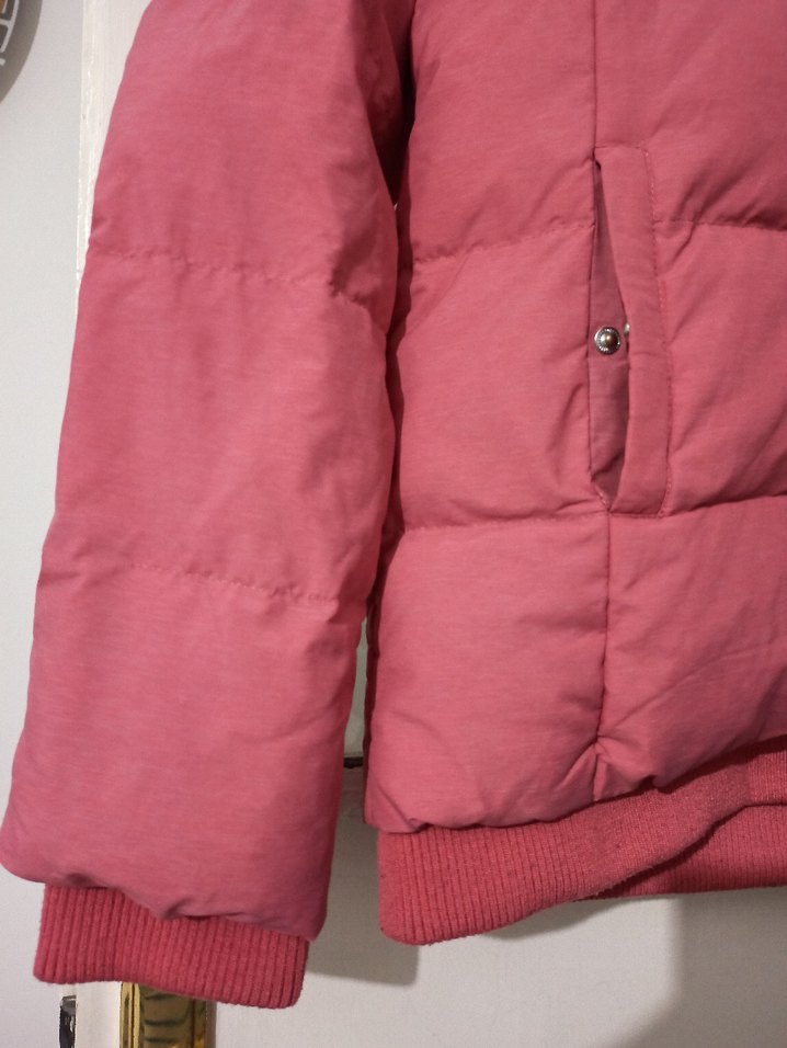 Mavi Kız Çocuk Mont - Görsel 2