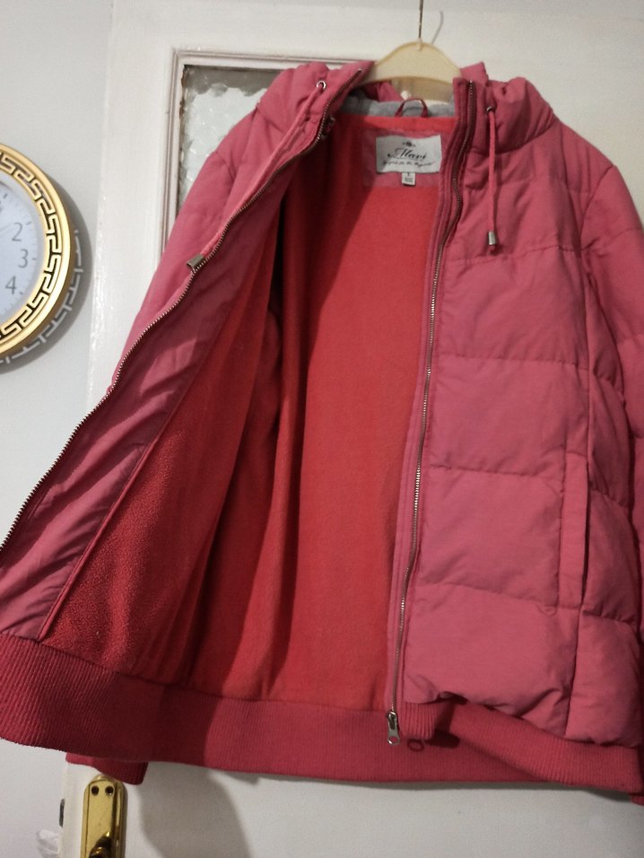 Mavi Kız Çocuk Mont - Görsel 5