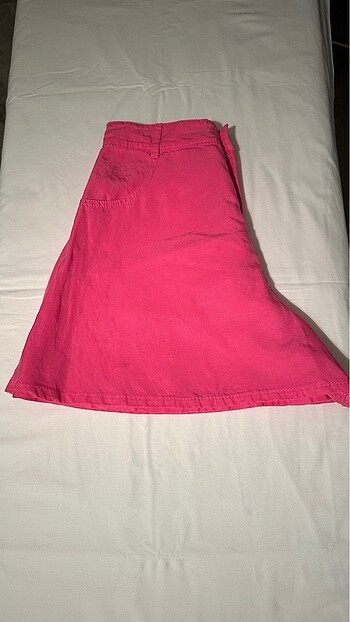 Zara Keten Karışımlı Crop Gömlek & Bermuda