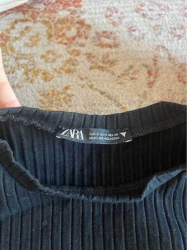 Zara Belden bağlamalı Crop - Görsel 3