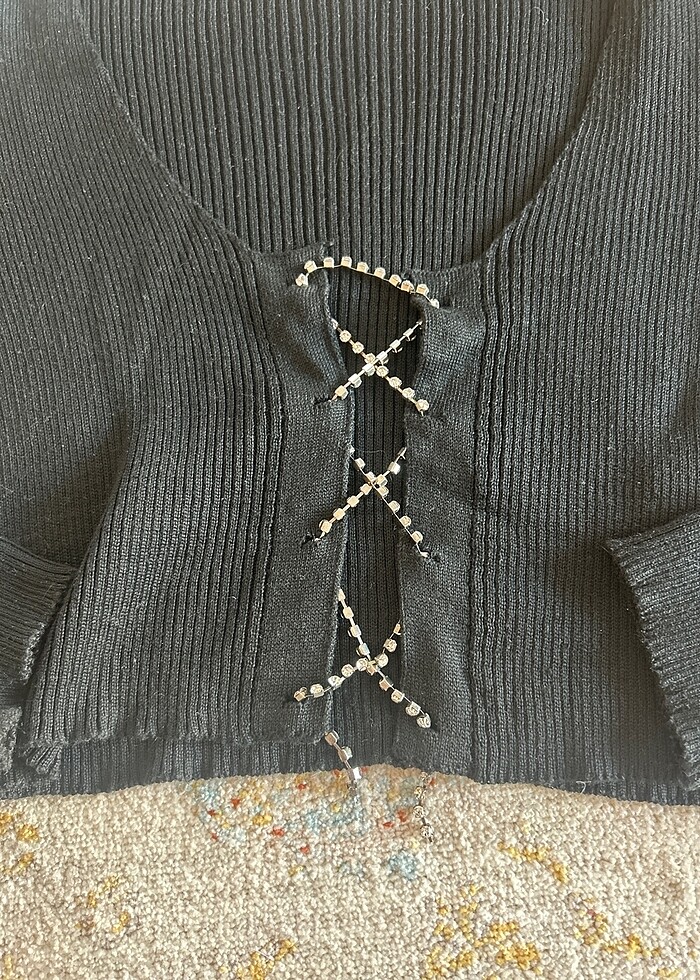 Trendyolmilla crop hırka - Görsel 2