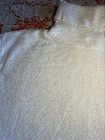 Koton simli beyaz triko - Görsel 3