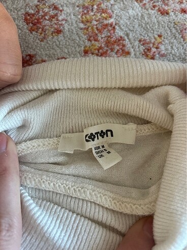 Koton simli beyaz triko - Görsel 5