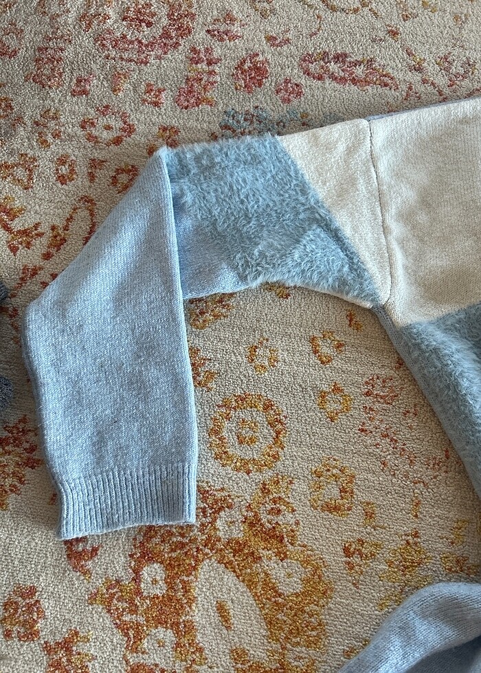 Trendyolmilla mavi kazak - Görsel 3