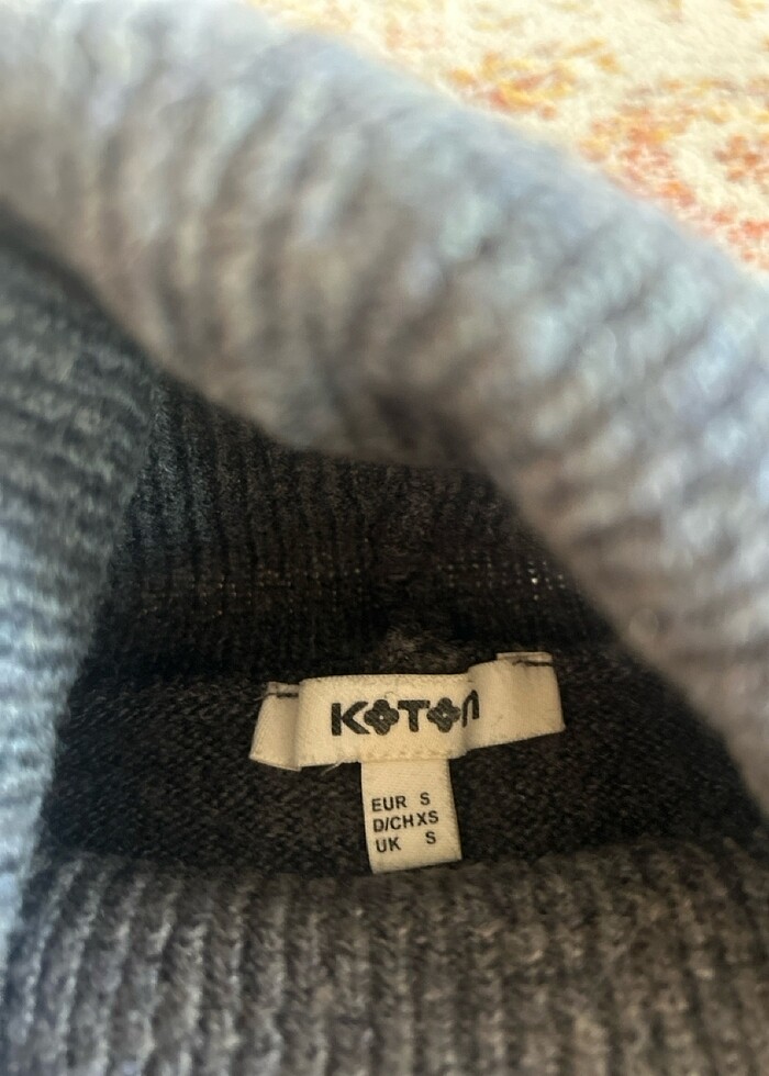 Koton oversize boğazlı kazak - Görsel 5