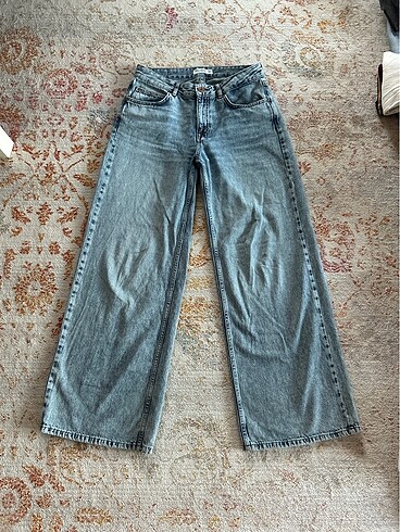 Pull and bear orta bel oversize jean
