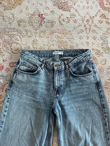 Pull and Bear Pull and bear orta bel oversize jean