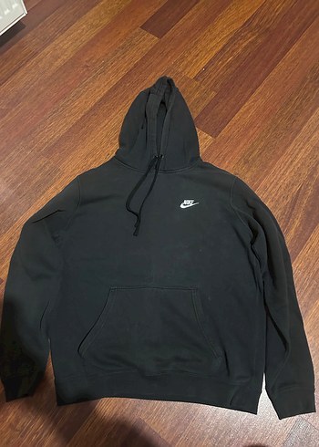 Nike Siyah Kapusonlu Sweatshirt