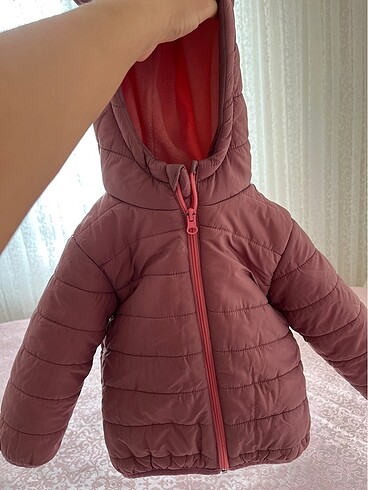 24-36 Ay Beden pembe Renk Çocuk mont