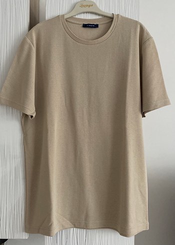 Bej Erkek Keten Uzun Kollu Tişört - Görsel 3