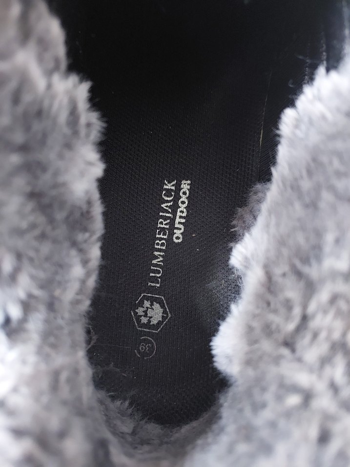 Mor Renkli Lumberjack Outdoor Bot - Görsel 4