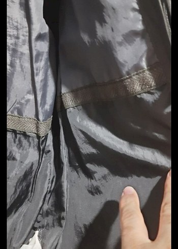 Dikişli Siyah Deri Erkek Biker Ceket - Görsel 6