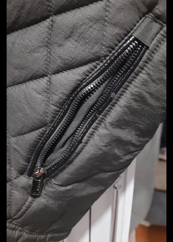 Dikişli Siyah Deri Erkek Biker Ceket - Görsel 5