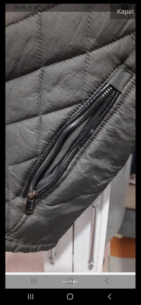 Dikişli Siyah Deri Erkek Biker Ceket - Görsel 5