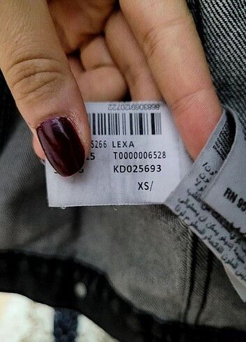 mavi  oversize kot ceket - Görsel 7