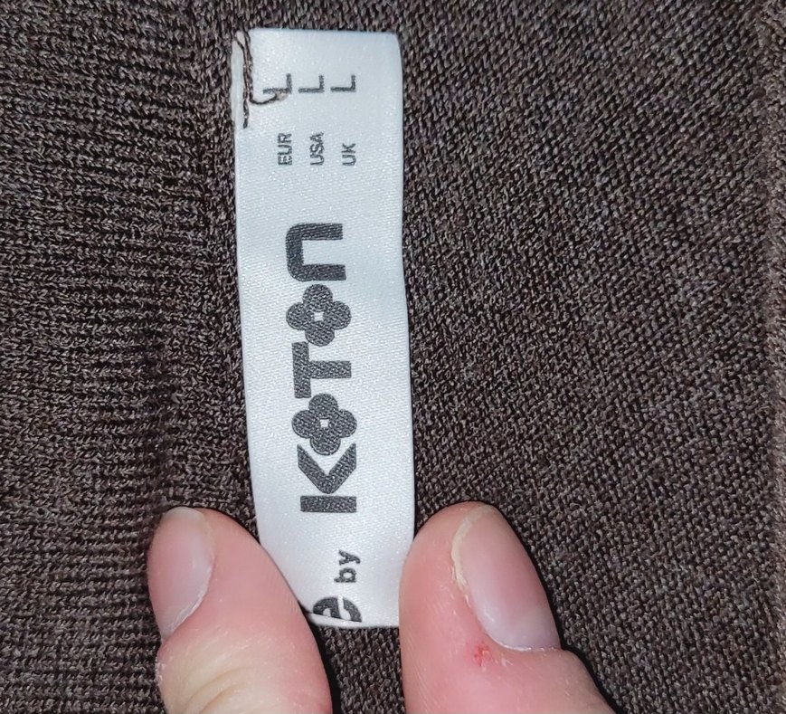 Koton kahverengi Kadın omzu açık  triko - Görsel 4