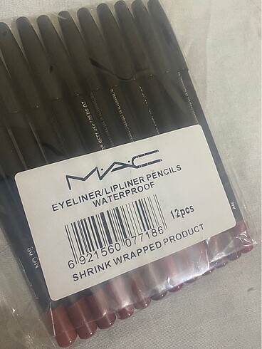 Beden Mac 12li dudak kalemi ve eyeliner
