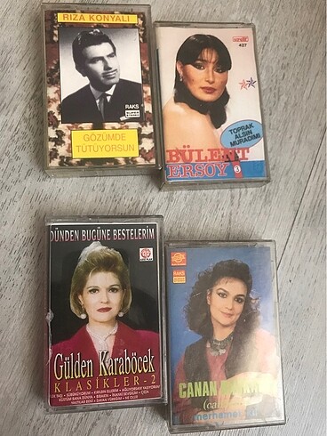 4 orjinal kaset