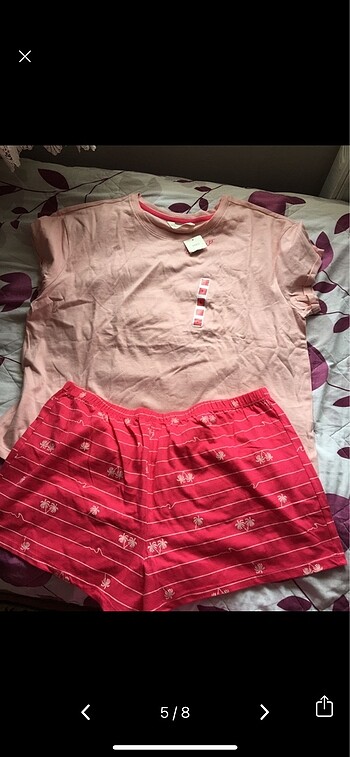 l Beden Ms pijama takımı
