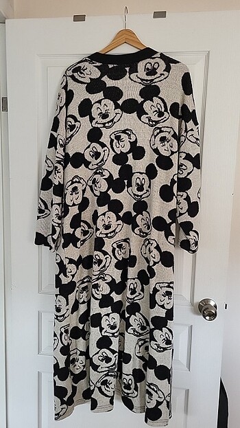 diğer Beden siyah Renk Mickey severlere uzun hırka