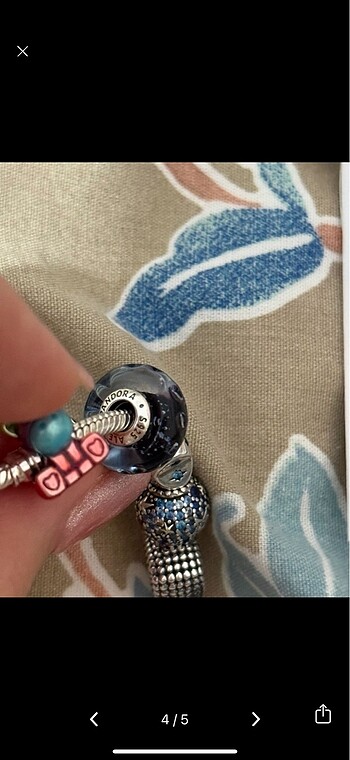 Beden mavi Renk Pandora