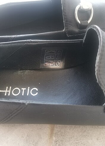36 Beden Siyah loafer 