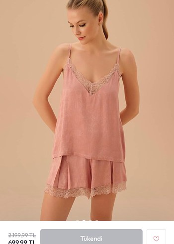 Suwen Suwen Mini Kadın Pijama Takımı