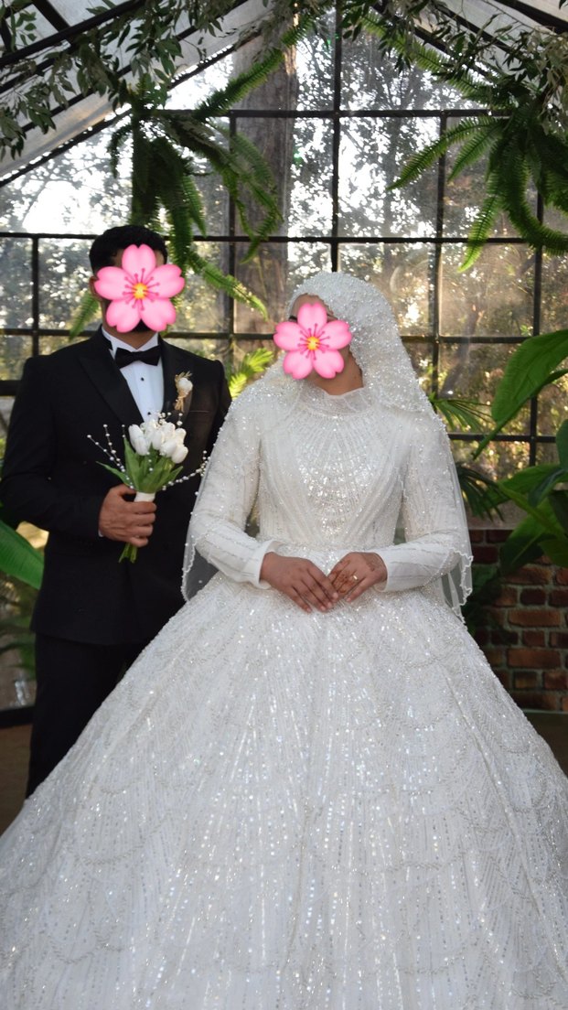 Klasik Elegan Krem Prenses Gelinlik - Görsel 2