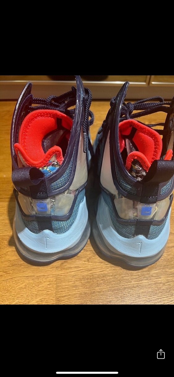 Nike Desenli Çok Renkli Basketbol Ayakkabısı - Görsel 4