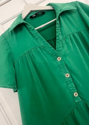 Zara yandan cepli elbise - Görsel 3