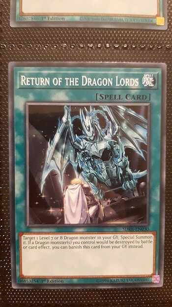 Yugioh Single - Return of the Dragon Lords (SDRR-EN030)